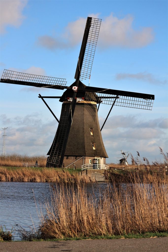 mill, kinderdijk, unesco world heritage site