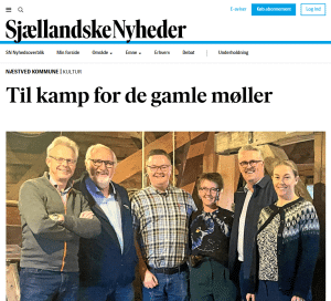 Til kamp for de gamle møller sjællandske nyheder medier arkiv dansk mølleinstitut