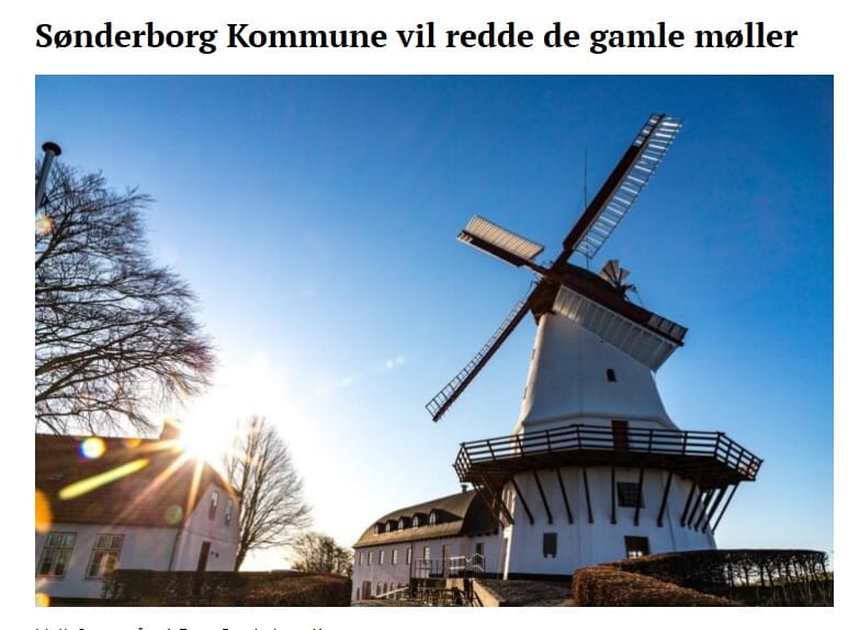 Sønderborg il redde de gamle møller