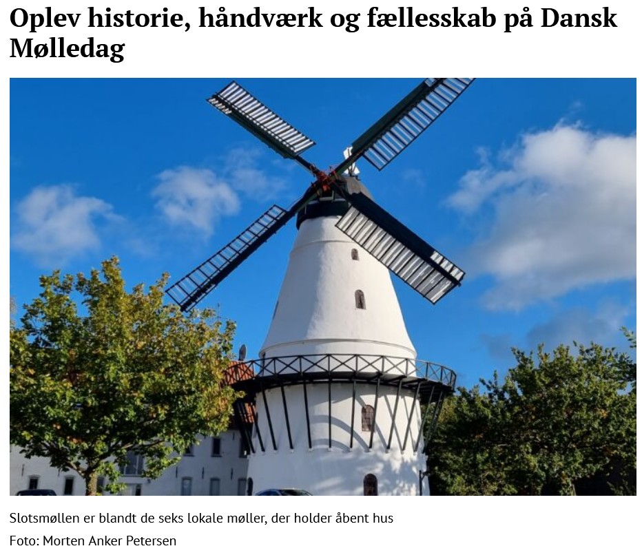 Artikel Mølledagen Sønderborg Nyt 200626