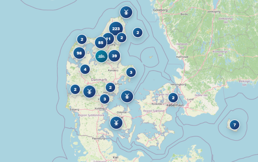 Mølleregister kort